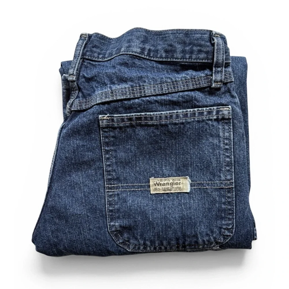 Wrangler Men's Carpenter Jeans (94SEODV) Size 29x31 Actual Blue Denim - 1557 - Picture 1 of 8